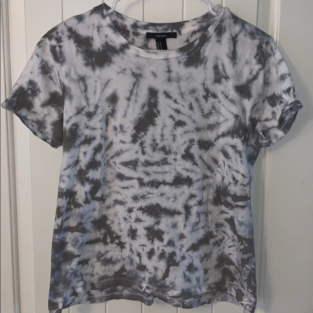FOREVER21 Tye Dye Crop Top
